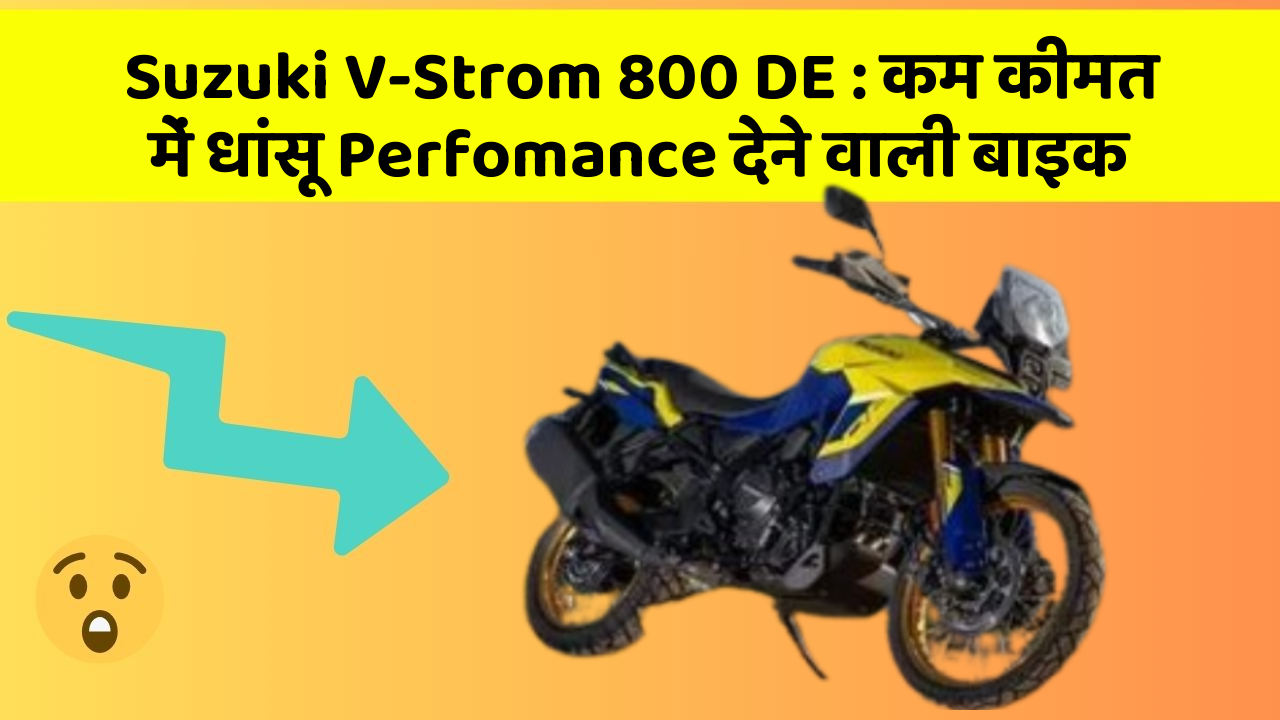 Suzuki V-Strom 800 DE: कम कीमत में धांसू Perfomance देने वाली बाइक